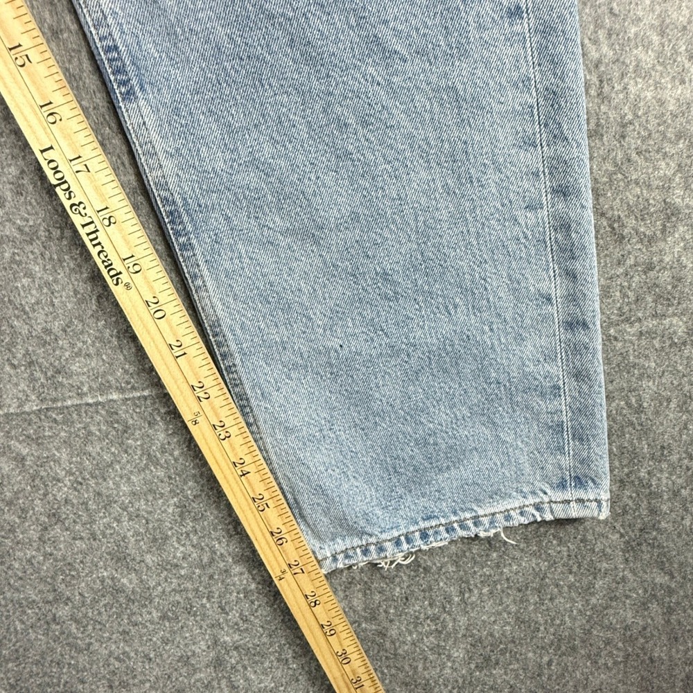 Agolde Womens Size 29 Mid Rise Loose Fit Jeans Light Wash Straight Leg 90's - Picture 4 of 10